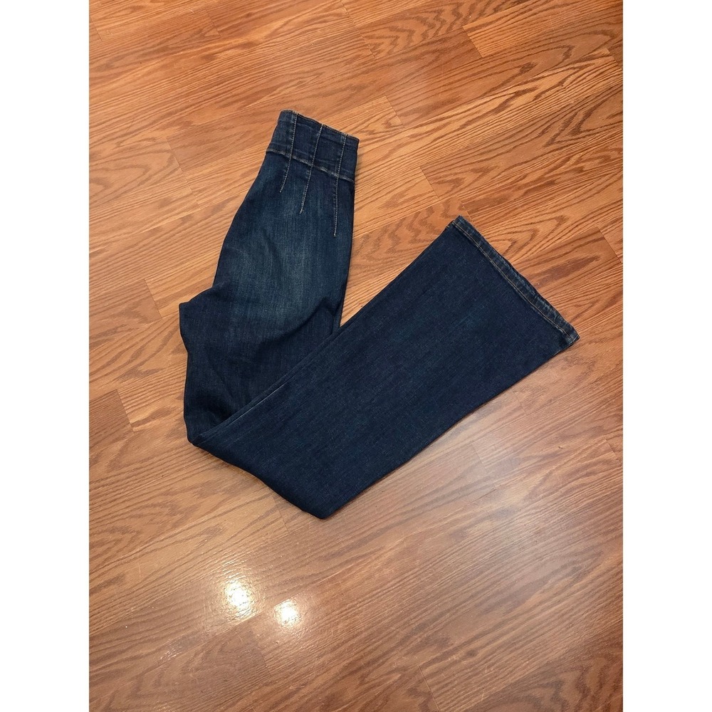 Urban Outfitters We The Free Twenty-Seven Flare Jeans Dark Wash High Rise 27